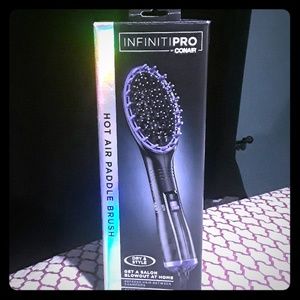Hot air paddle brush
